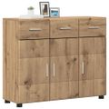 vidaXL Servírovacia skriňa FLORIN 88,5 x 30,5 x 73 cm Remeselný dub