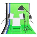 vidaXL Fotografická štúdiová súprava osvetlenia s foto stolom