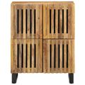vidaXL Komoda 60x34x75 cm, surový mangový masív