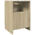 vidaXL Skrinka pod umývadlo dub sonoma 40x37x59 cm kompozitné drevo