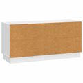 vidaXL TV skrinka Biela s vysokým leskom 99 x 34,5 x 47 cm