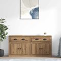 vidaXL Komody 2 ks Remeselný dub 70 x 35,5 x 67,5 cm Kompozitné drevo