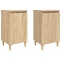 vidaXL Nočné stolíky 2 ks dub sonoma 40x35x70 cm spracované drevo