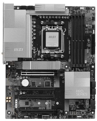 OPRAVENÉ - MSI PRO X870-P WIFI / AMD X870 / AM5 / 4x DDR5 / 3x M.2 / HDMI / DP / USB-C / WiFi / ATX Základná doska, AMD X870, AM5, 4× DDR5 DIMM (max. 256GB), 3× M.2, HDMI, 2× USB-C, Wi-Fi, ATX – OPRAVENÉ