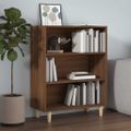 vidaXL Komoda hnedý dub 69,5x32,5x90 cm spracované drevo