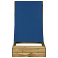 vidaXL Pieskovisko so strechou 80x60x97,5 cm impregnované borovicové drevo