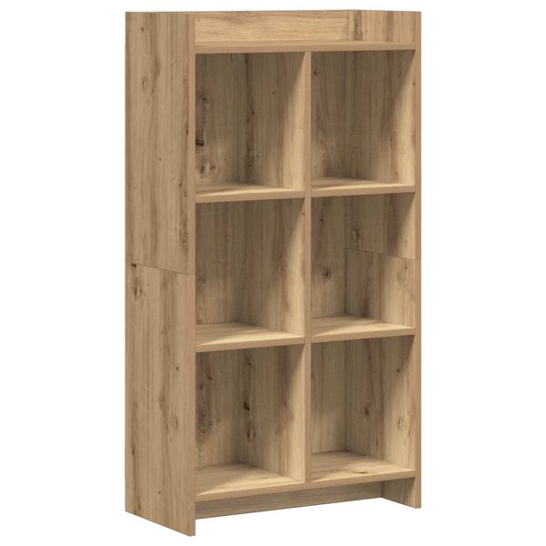 vidaXL Knižnica Dub artisan 59 x 30 x 111 cm Kompozitné drevo