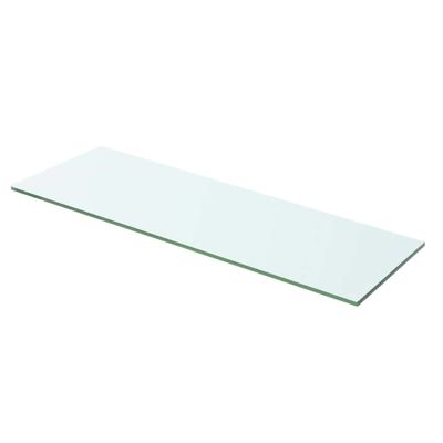 vidaXL Poličkový panel z priehľadného skla, 60x15 cm