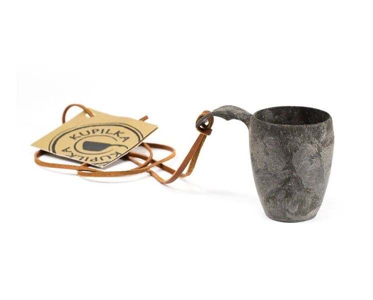 30050054 Kupilka 5 Shot cup Black - malý čierny pohárik/poldecák