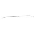 vidaXL Nosník plachty na prívesy 4 Strieborná 102-155 cm Hliník