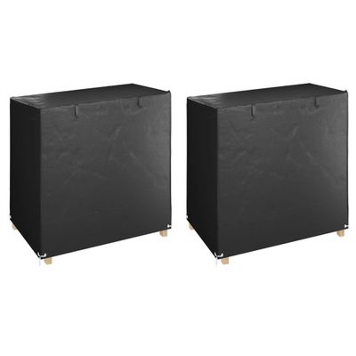 vidaXL Kryty na hojdaciu lavicu 2ks 8očiek 125x90x135/165cm polyetylén