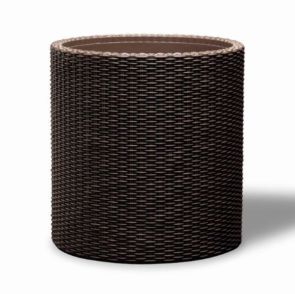 Kvetináč KETER Cylinder M Brown