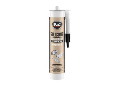 Silikón pre utesnenie časti motora pri montáži K2 SILICONE BLACK 300g