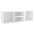 vidaXL Skrinka na topánky lesklá biela 102x35x35 cm drevotrieska