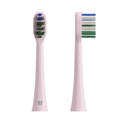 TESLA Toothbrush TS400 Brush Heads Pink - 4x náhradné hlavice pre sonickú zubnú kefku