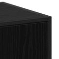 vidaXL Lekárenský kabinet Čierny dub 40 x 41 x 118 cm Kompozitné drevo
