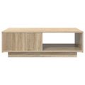 vidaXL Konferenčný stolík Sonoma dub 95 x 55 x 31 cm Kompozitné drevo