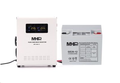 Záložný zdroj MHPower WPU-500-12 UPS 500W 12V čistý sinus + batéria