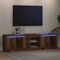 vidaXL TV jednotky 180 x 34 x 50 cm Hnedá Kompozitné drevo