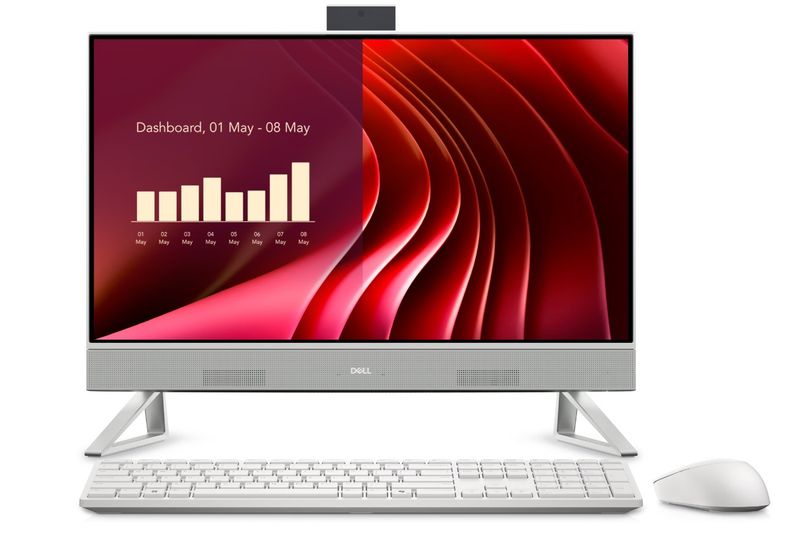 Dell/24 All-in-One EC24250/23,8''/FHD/i5-1334U/16GB/512GB/Intel int/W11P/Biela/3ROn-Site