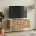 vidaXL Nástenná TV skrinka 78,5 x 31 x 30 cm Dub artisan