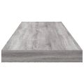 vidaXL Nástenné police 4 ks sivé sonoma 80x10x1,5 cm kompozitné drevo