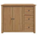 vidaXL Kuchynský ostrovný set 2 ks PANAMA Medový vosk 112 x 77 x 90 cm