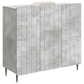 vidaXL Servírovacia skriňa Betónovo sivá 89 x 34,5 x 82 cm
