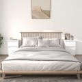 vidaXL Nočné stolíky 2 ks biele 40x35x70 cm