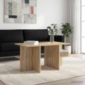 vidaXL Konferenčný stolík Dub sonoma 87 x 50 x 45 cm