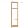 vidaXL Posuvné dvere ORKDAL 78 x 232 cm Prírodná