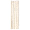 vidaXL Záves proti hmyzu béžový a biely 56x185 cm ženilka
