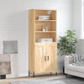 vidaXL Vysoká skrinka dub sonoma 69,5x34x180 cm spracované drevo