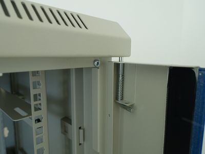 ADEX rozvádzač 12U, 450mm, šedý, nástenný, rozložený