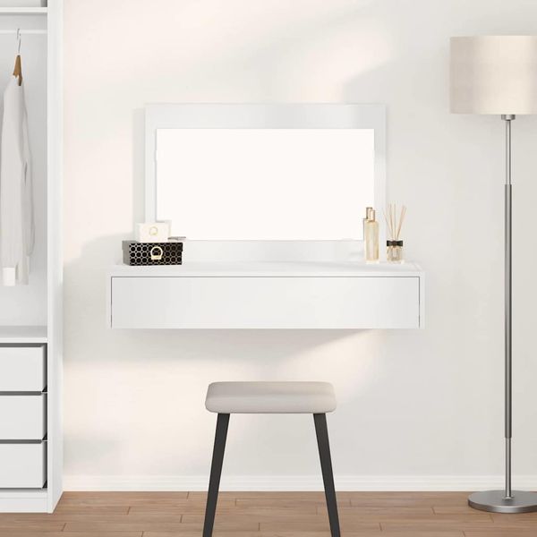 vidaXL Toaletný stolík Biela 100 x 40 x 70 cm Kompozitné drevo