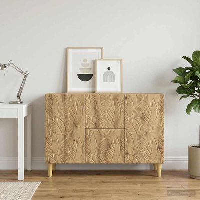 vidaXL Servírovacia skriňa Dub artisan 89 x 34,5 x 60 cm