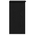 vidaXL Stôl s policami Čierna 84x40x78 cm Konštrukcia dreva