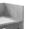 vidaXL Nástenná polica betónovo sivá 70,5x35x30,5 cm kompozitné drevo