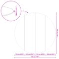 vidaXL Podložka pod bazén Ø 458 cm (2 mm) Okrúhly Netkaná textília