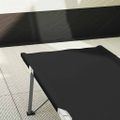 vidaXL Skladacia kempingová posteľ 2 ks Čierna 194 x 62,5 x 42,5 cm