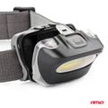 Čelová LED COB lampa 3xAAA 150 lúmenov IPX3