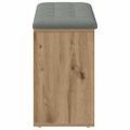 vidaXL Lavička na topánky Artisan Dub 102x32x50 cm Konštrukčné drevo