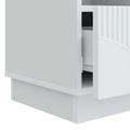vidaXL TV skrinka Biela 102 x 34,5 x 47 cm Kompozitné drevo