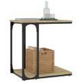 vidaXL Bočný stolík dub sonoma 50x35x52 cm spracované drevo