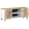 VidaXL TV skrinka 105x33,5x46 cm Masívne drevo Mango