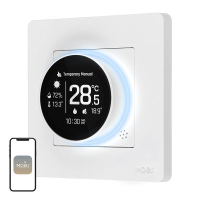 Termostat MOES ZHT-SR-GA s technológiou ZigBee pre vodné vykurovanie