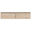 vidaXL Nástenné skrinky 2 ks 80x30x35 cm masívna borovica