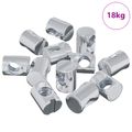vidaXL Matica na barel 3462 ks Strieborná M6 x 13 mm Železo