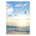 vidaXL Fotorámiky na stôl, koláž 5 ks, biele 15x21 cm, MDF