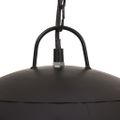 vidaXL Industriálna vintage závesná lampa 25W, čierna,okrúhla 41cm E27